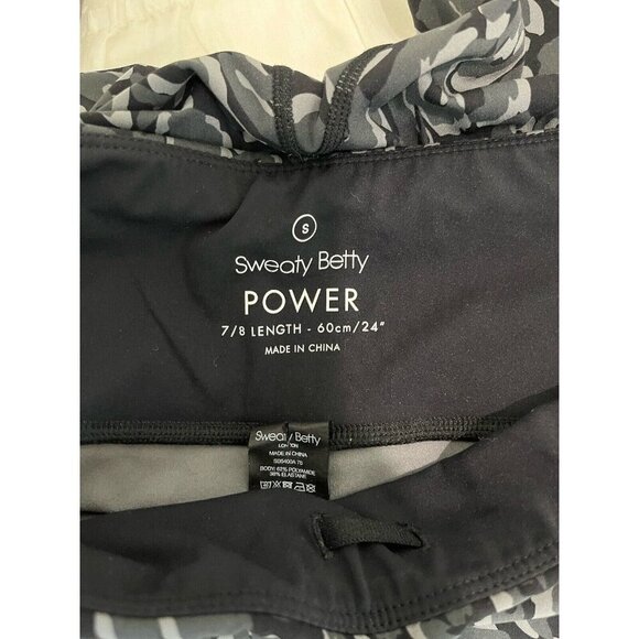 Sweaty Betty Power 7/8 Leggings Black Gray Size Small - Picture 5 of 5